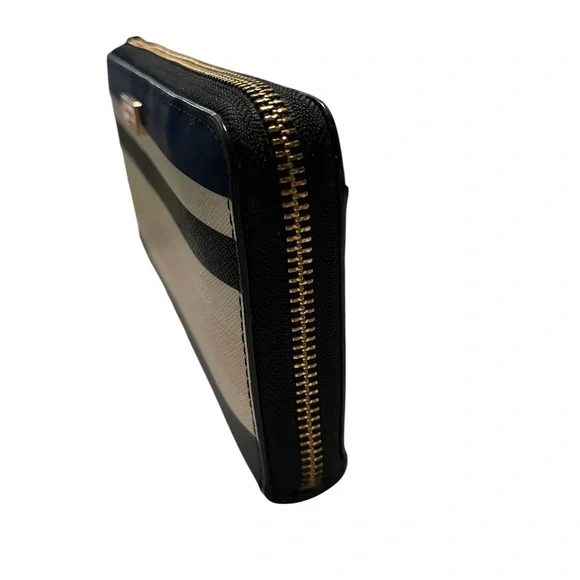 Kate Spade Laurel Way Neda Continental zip around wallet- Cruise Striped Pattern - Picture 8 of 8